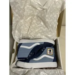 Vans | Shoes | Vans X Usps Sk8hi Mte Blue White Us Size 9  display picture 2